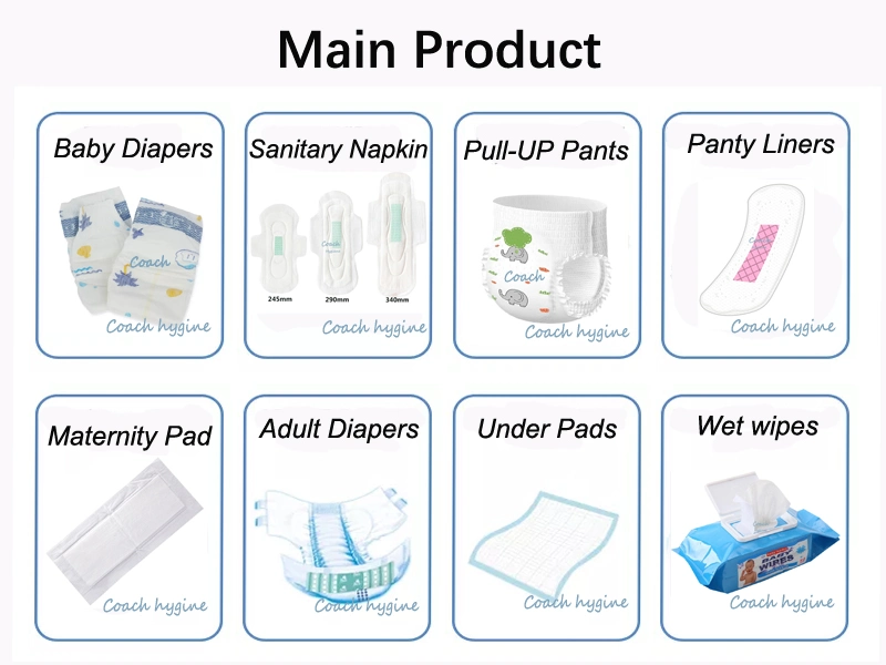 Factory Brand Disposable Women Sanitary Pad for Menstrual